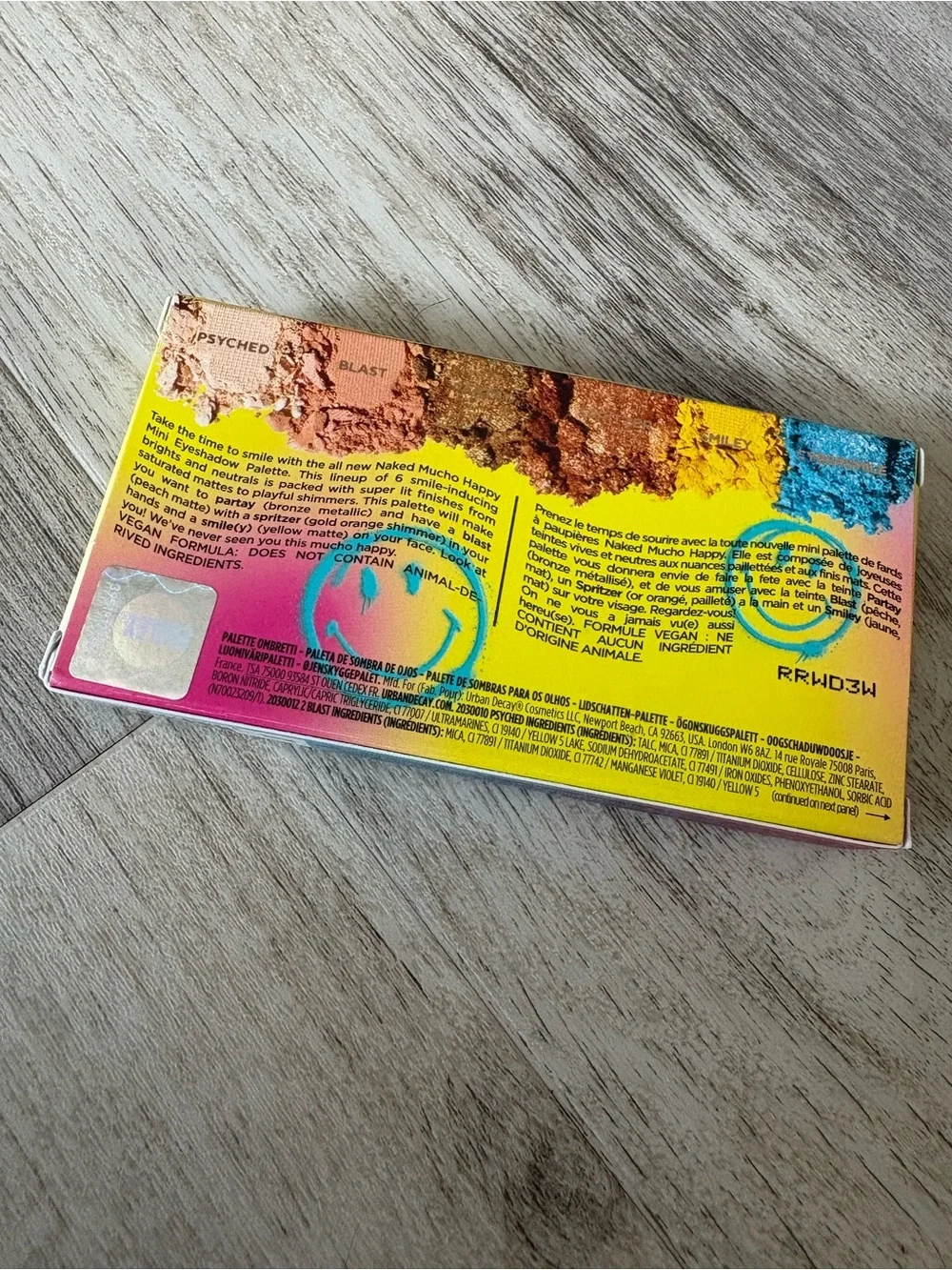Urban Decay Smiley Naked Mini Eyeshadow Palette NEW